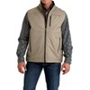 Cinch Men's Textured Logo Concealed Carry Zip Bonded Vest -