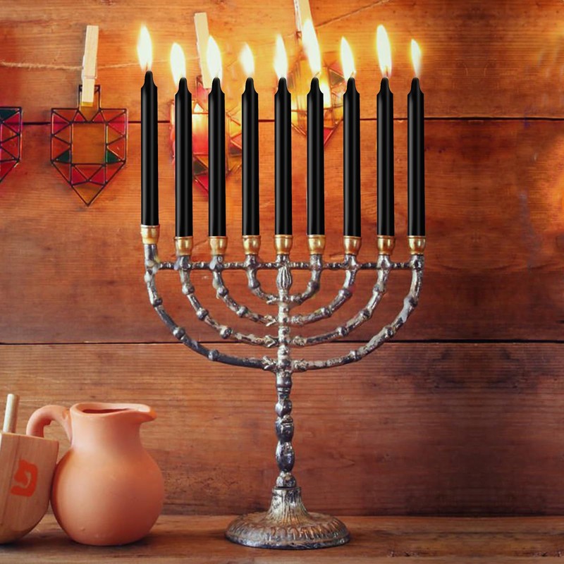 Kunrsug 24 Pack Black Spell Chime Candles – Premium Mini