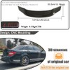 MCARCAR KIT Carbon Fiber Rear Spoiler Compatible with 2008-2014 Benz