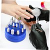 HONMEET 2 Pcs Grinding Head Storage Box Nail Drill Bit