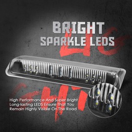 3rd Third Brake Light LED Compatible with 2004-2008 F150,2007-2010 Ford Explorer Sport Trac,2006-2008 Lincoln Mark LT, 2004-2008 Ford Lobo High Mount Stop Third Center Cargo Rear Brake Light (Chrome)