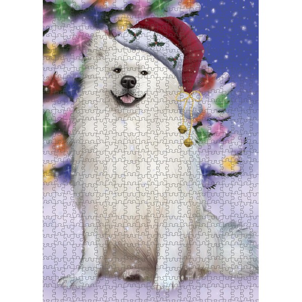 Doggie of The Day American Eskimo Dogs - Winter Wonderland