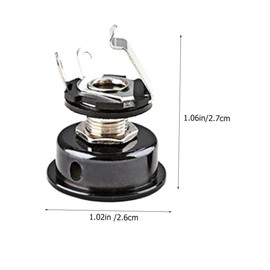 Kisangel Guitar Socket Replacement Kit Durable Output Socket for Electric Guitar Professional Crafting for Lasting Performance