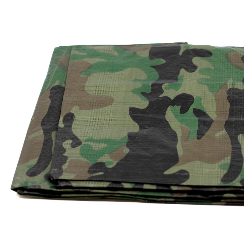 Professional Camouflage Tarpaulin 2 x 3 m Waterproof + 1