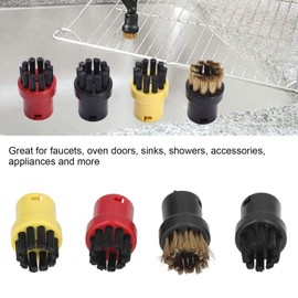 Cepillo de limpieza, cabezal de cepillo, cepillo redondo pequeño, cepillos limpiadores de vapor para Karcher SC1 SC2 SC3 SC4 SC5 SC7