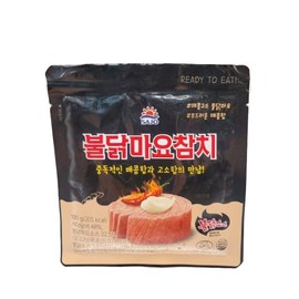 Buldak Mayo Tuna, Spicy Chicken Flavored Tuna with Mayo (100g x 4ea)