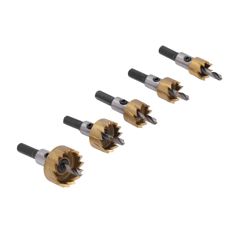 5pcs High Speed Steel Hole Drill Opener High Speed Steel