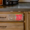 Miayaya 2 Pack Plastic Over Cabinet Door Organizer with Hooks