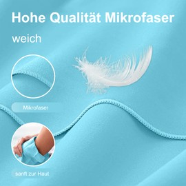 4Monster microfibre towels in 14 colours, quick-drying sports towel, absorbent, ultra-light travel towel for fitness, sauna, travel, sports.