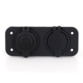 Divisor de Enchufe de Encendedor de Cigarros para Coche, USB Dual, Cargador de 12V, Adaptador de Corriente, Divisor de Enchufe de Encendedor de Cigarrillos