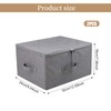 2 x Lockable Storage Box with Combination Lock, Foldable Fabric