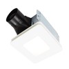 Broan-NuTone® BEL8 Bathroom Exhaust Fan w/LED Light, 80 CFM, ENERGY