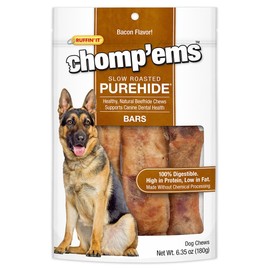 Ruffin' It 21000 Purehide Bars Dog Chew, 6.35 oz