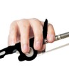 1PCS Black Violin Bow Grip Aid Helper Correcting,With Bow Stopper
