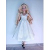 Dolls Basics Dress For Curvy Doll Solid White