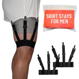 World's Greatest Shirt Stays for Men- Deluxe Shirt Stay - Veteran Owned | American Made