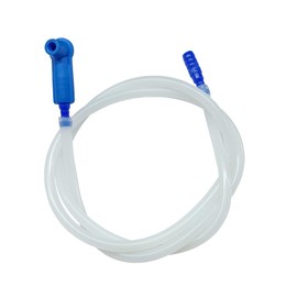 DUSCOKE 3.93 Ft Brake Fluid Bleeder Hose, Auto Brake Bleeding Change Hose Car Oil Fluid Extractor Tool with Adapter, Universal Replacement Tube for Car Motorcycle Braking System Repair Tool (3.93 Ft)