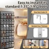 Kotkn Over the Door Shoe Organizer with 30 Breathable Mesh