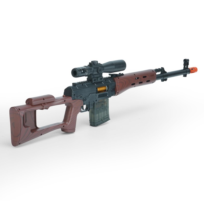 Toy Sniper Rifle Gun with Shell Ejecting Mechanism, Soft Bullet