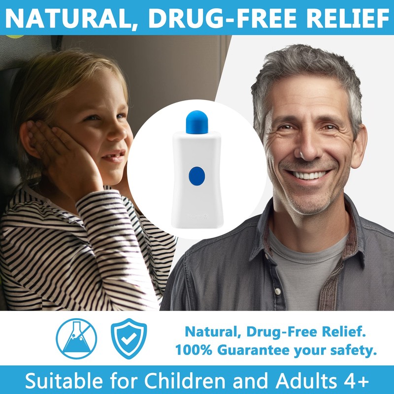 Tilcare Ear Pressure Reducer - Ear Popping for Flying, Swimming,