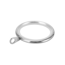 KaiYi Curtain Rings, Silent, Sliding Rings, Inner Diameter: 1.3 inches (34 mm), Curtain Hook Rings, Suitable for Tension Rod up to 1.2 inches (30 mm) Diameter, Silver, Pack of 20