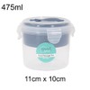 YöL Pack of 2 Clip Top Food Storage Container With