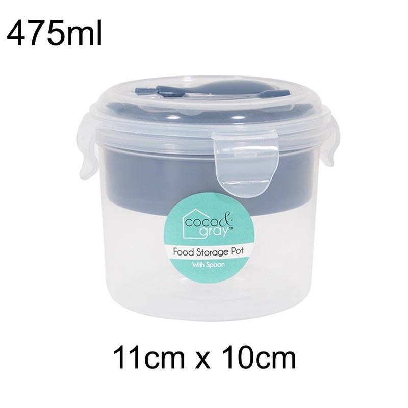 YöL Pack of 2 Clip Top Food Storage Container With