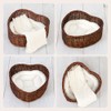 Kate Newborn Photography Props Brown Heart Shaped Rattan Basket Handcrafted