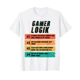 Gamer Logic Computer PC Controller Gamer Humour T-Shirt