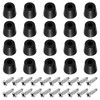 PATIKIL Rubber Feet Set of 20 0.65"x0.55" Pads Stainless Steel
