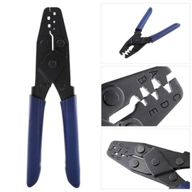 Qiilu Professional 22-10 AWG Terminal Wiring Harness Crimp Plier Open Style Crimper Crimping Tool