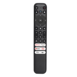 RC813 Voice Remote Control, for TCL Google TV Remote Control, Comes with 6 Shortcut Keys. Compatible with TCL 4k QLED/UHD/QD-Mini Series Smart TVS