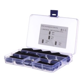 Vaguelly 22pcs Ferrite Core Cord Ring Ferrite Choke Wrap Removable for Cable Clip