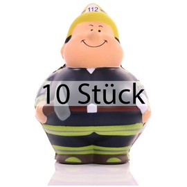 Squeezies® Fire Bert® for Stress Relief, Crushes Original Shape