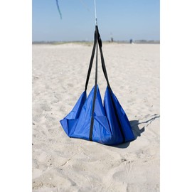 HQ 127016 Sand Anchor (Blue) 95 x 95 cm, Ideal for Securing and Flying Medium Kite on the Beach, Accessories