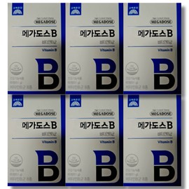 Goryeo Eundan Korea Eundan Megadose B Vitamin B Complex 60 tablets 6 boxes / 고려은단 메가도스B 비타민B군 60정 6박스