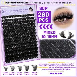 Kit De Extensiones De Pestañas De 3 Cajas , 840 Extensiones