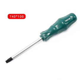 Fongmore 5 Pcs Torx Screwdriver Set Magnetic Security Torx Screwdriver Set T20 T25 T27 T30 T40 Non-Slip Cushion Grip Screw Driver Set Kit 8 Inches Length