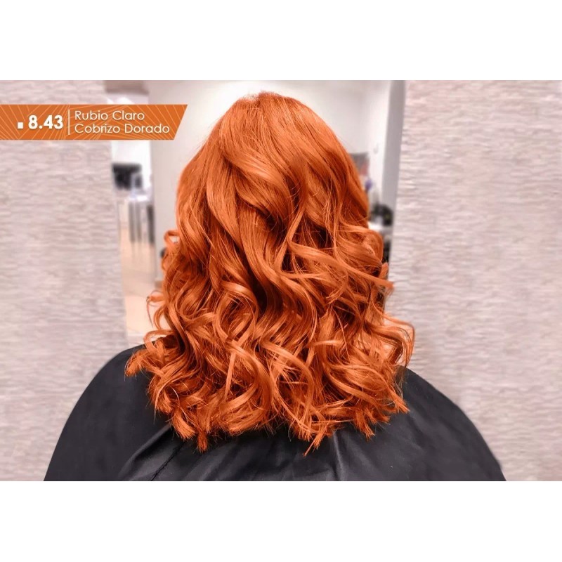 Color Tech Tinte Tono Cobre 8.43 Rubio Claro Cobrizo Dorado