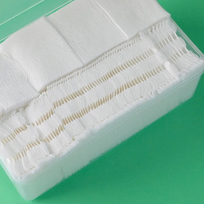 Almohadillas de Algodón Miniso Blancas Doble Cara 400 Piezas Suaves