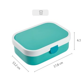 Mepal Children's Lunch Box - Bento Lunch Box Campus - Lunch Box with Bento Compartment and Fork - Meal Prep Box Clip Closure - BPA Free & Dishwasher Safe - Gaming - 750 ml - Controller