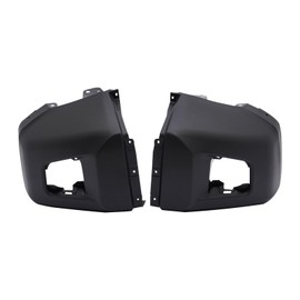 YIYIBYUS Front Bumper Ends Caps End Cover Fits for Toyota Tundra Left & Right Side 2014-2021, Front Left and Right Bumper Ends Caps End Cover Compatible with 521120C080, 521130C080