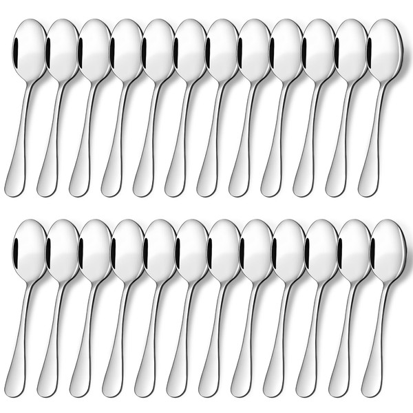 benlidoner Tea Spoons, Pack of 24, Stainless Steel Coffee Spoons,