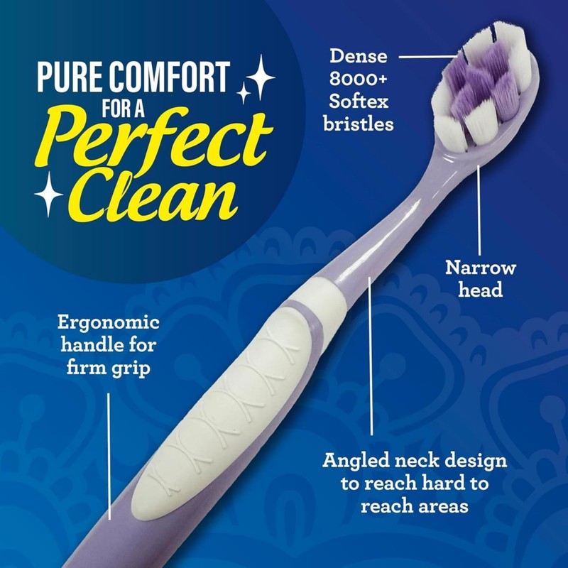 GuruNanda Butter On Gums Toothbrush, ADA Accepted, with 8000+ Ultra
