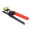 Leather Belt Hole Puncher Heavy Duty Plated Steel 6 Holes