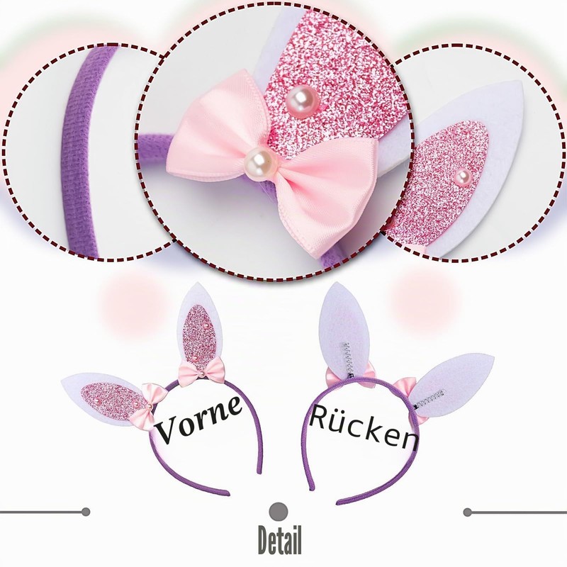 Headband Rabbit Ears Easter, Cute Easter Bunny Headband Children, Interesting