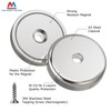 Magnetpro Pack of 6 Disc Magnets with Capsule 55 kg