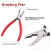 Hilitchi 8Pcs Wheeled Glass Tile Nipper Running Plier Breaking Grozer