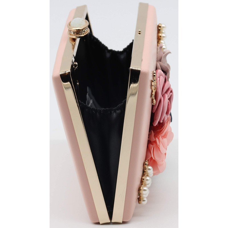 Kitty Flower Clutch Purse for Women Floral Evening Bags for