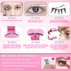 Upgrade Soft Magnetic Eyelashes with Applicator Reusable No Glue Needed